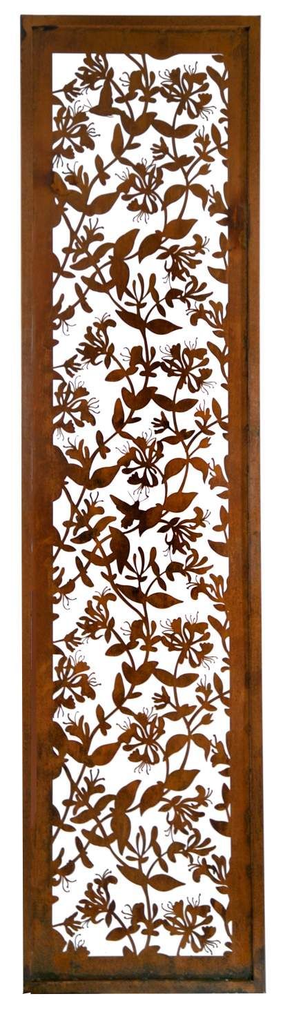 Paravent Geißblatt schmal H200B500