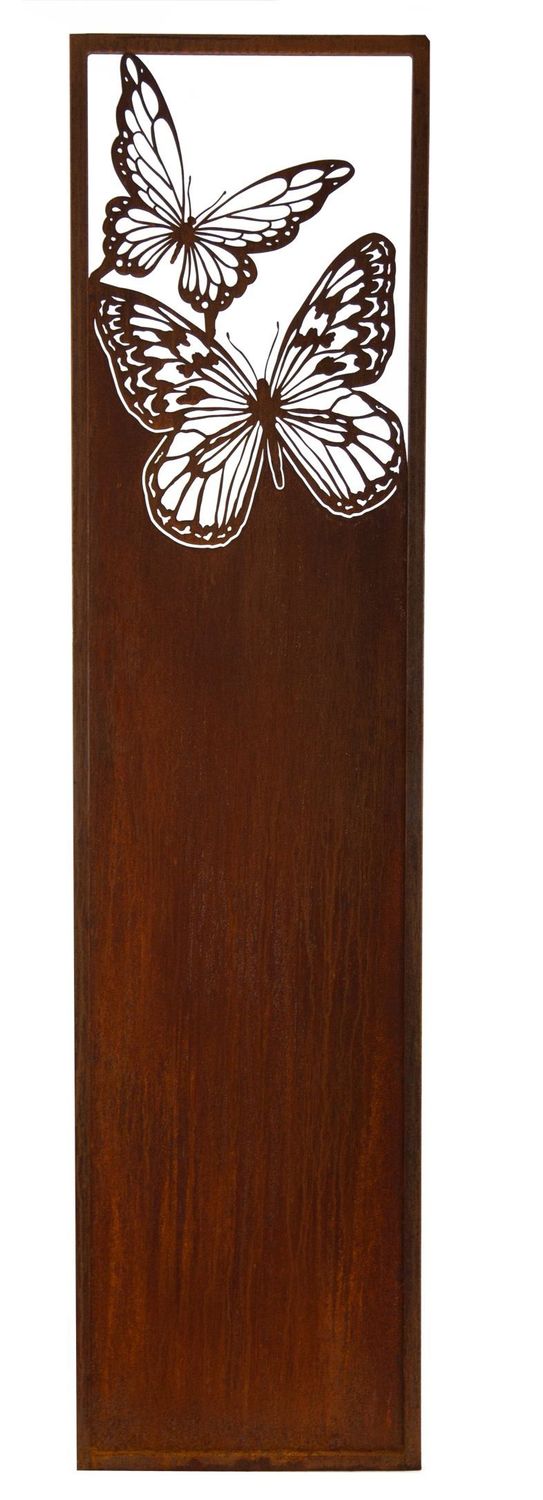 Paravent filigrane Schmetterlinge schmal H200B50