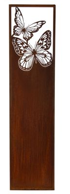 Paravent filigrane Schmetterlinge schmal H200B50