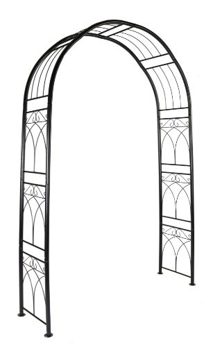 Baron Garden-Arch Bow Black L150W45H240