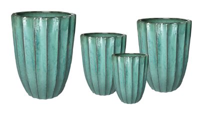 Noble Vase Rib S4 D30/55H39/73