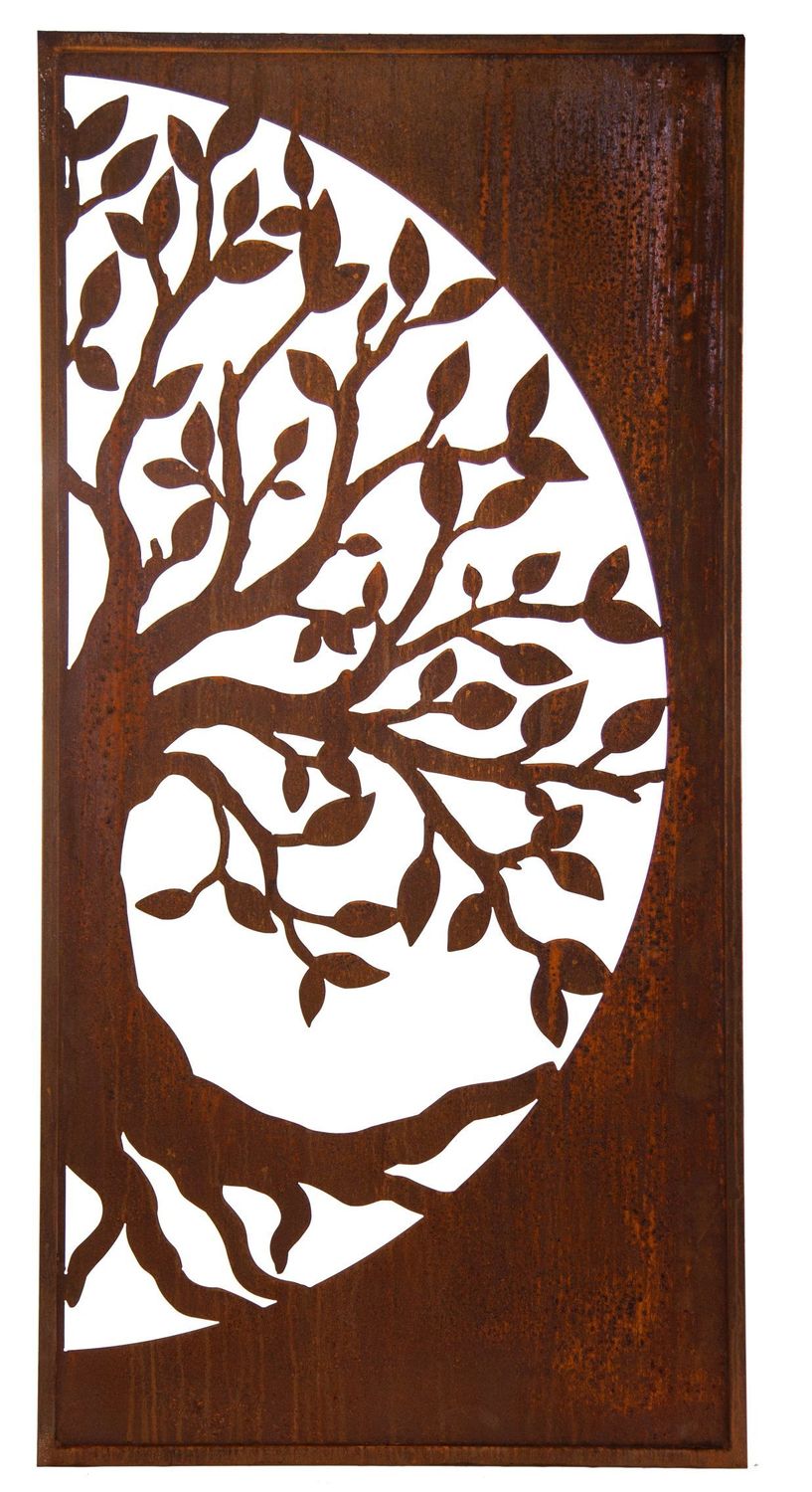 Paravent großer halber Lebensbaum H200B100