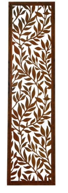 Paravent Blätterranken schmal H200B50