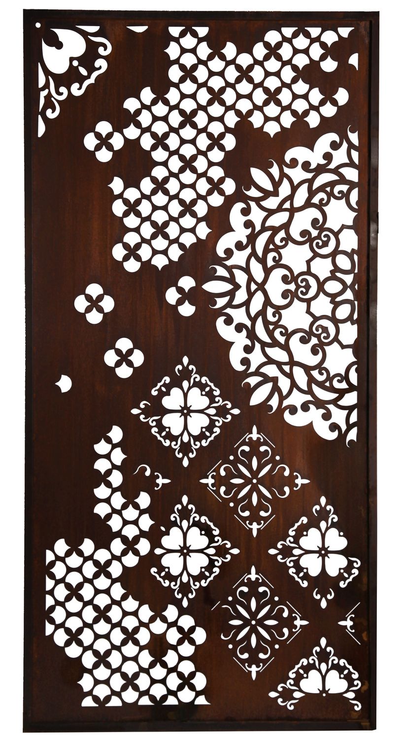 Paravent Majolika breit H200B100