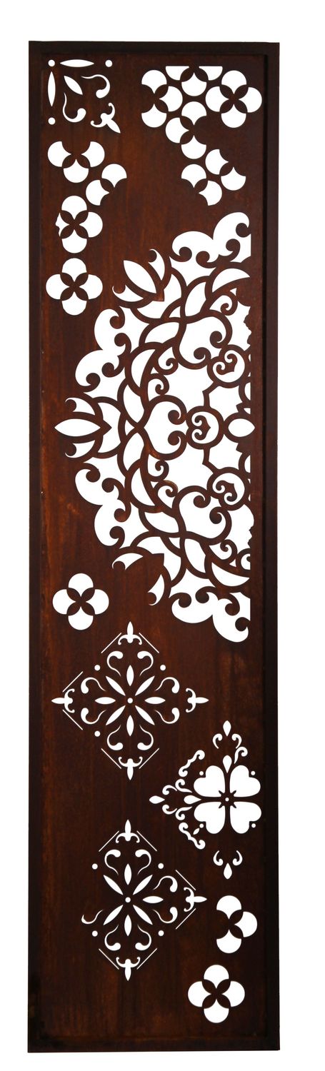 Paravent Majolika schmal H200B50