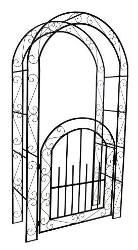 Baron Gardendoor-Arch Bow Black L115W43H215