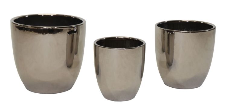 Emperor Egg Pot High Silver S3 D20/30H22/31 Emperor Egg Pot High Silver S3 D20/30H22/31