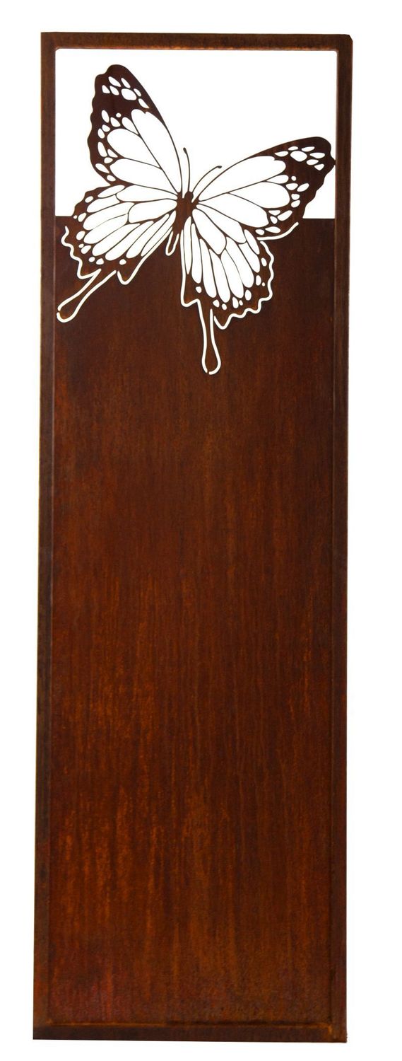 Paravent filigrane Schmetterlinge schmal H155B50