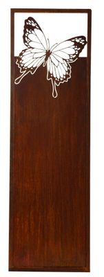 Paravent filigrane Schmetterlinge schmal H155B50