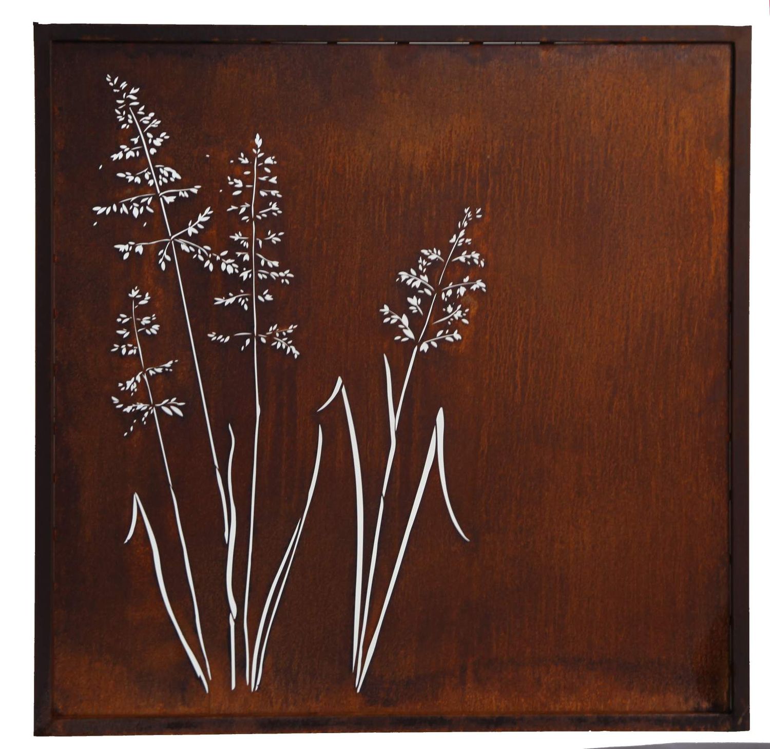 Paravent Gräser quadratisch H100B100