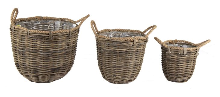 Luna Rope Egg Pot -F- S3 D26/40H23/39