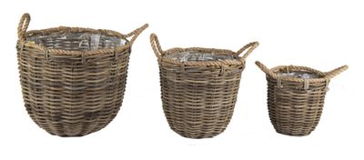 Luna Rope Egg Pot -F- S3 D26/40H23/39