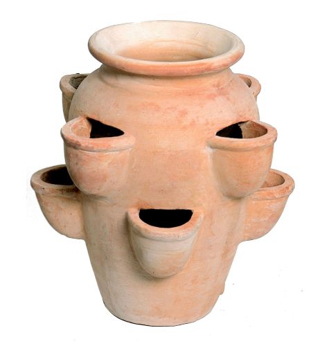 Whitewash Strawberry Pot L38W38H40