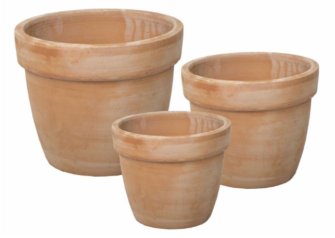 Whitewash Pot Thick Rim S3 D20/39H16/31