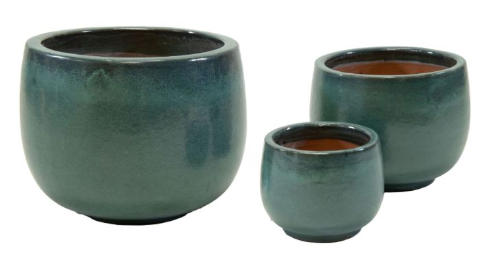 Glazed Pot Bowl S3 D27/53H18/38 Glazed Pot Bowl S3 D27/53H18/38
