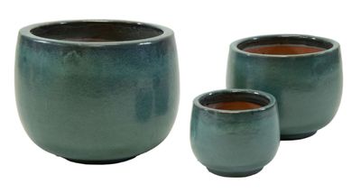 Glazed Pot Bowl S3 D27/53H18/38