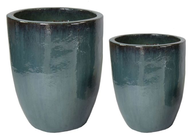 Glazed Egg Vase S2 D35/45H44/54 Glazed Egg Vase S2 D35/45H44/54