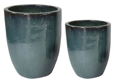 Glazed Egg Vase S2 D35/45H44/54