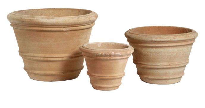 Whitewash Pot Coni S3 D26/43H20/33