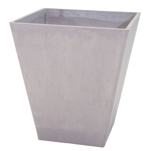 Ecostone Square Pot S4 W41H45, Material: Ecostone, Farbe: Sand, Gefäß: Topf, Form: viereckig, Oberfläche: matt