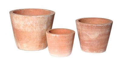 Whitewash Pot Planter S3 D22/38H19/31