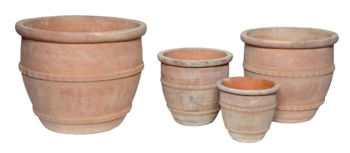 Whitewash Greek Egg Pot S4 D28/58H25/51