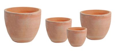 Whitewash Egg Pot S4 D30/58H24/48