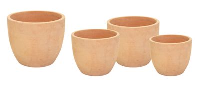 Whitewash Egg Pot S4 D26/51H21/41 Whitewash Egg Pot S4 D26/51H21/41