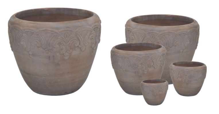 Mystic Brown Swirl Pot S5 D23/60H20/47