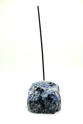 Rough Stone Incense Holder, Sodalite