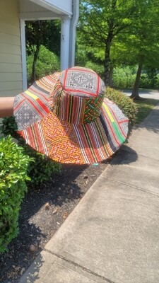Patchwork Sun Hat, One of A Kind!