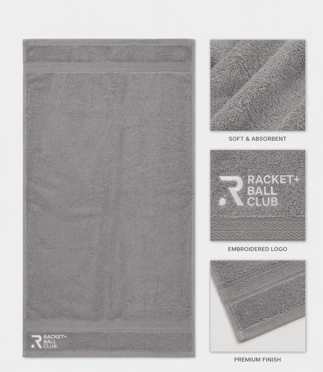 RBC Bath Towel Grey
