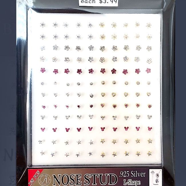 Nose Hoop - L shape tall