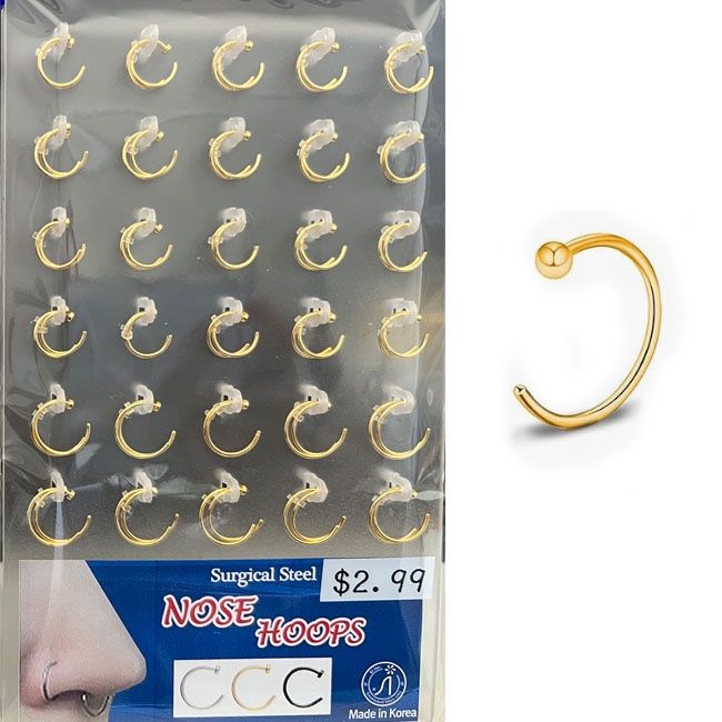 Nose Ring - C Gold