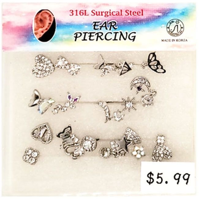 Nose Hoop - Stud Silver