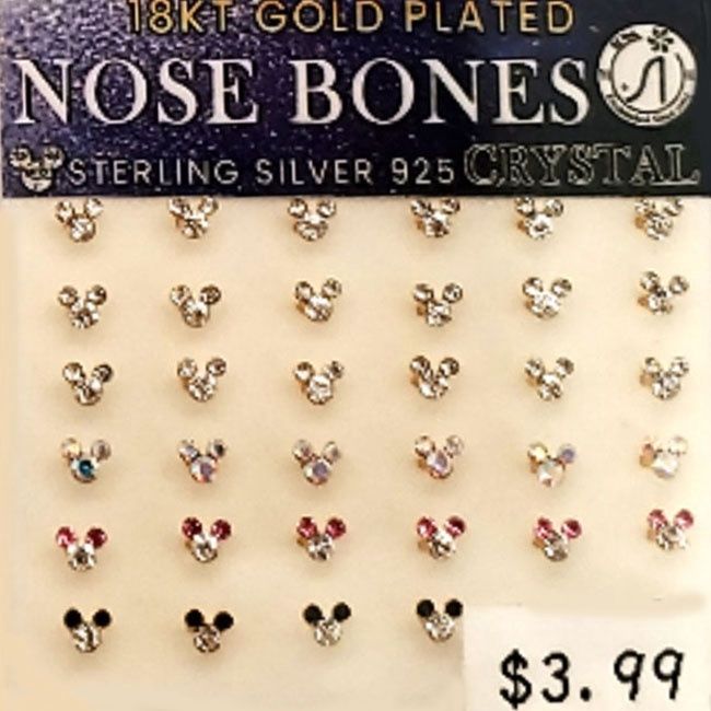 Nose Hoop - Mickey Gold