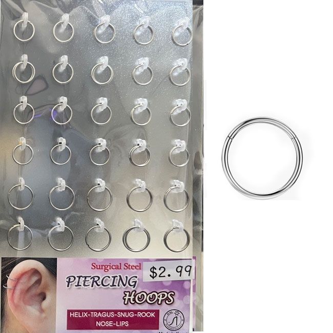 Nose Ring - O Silver
