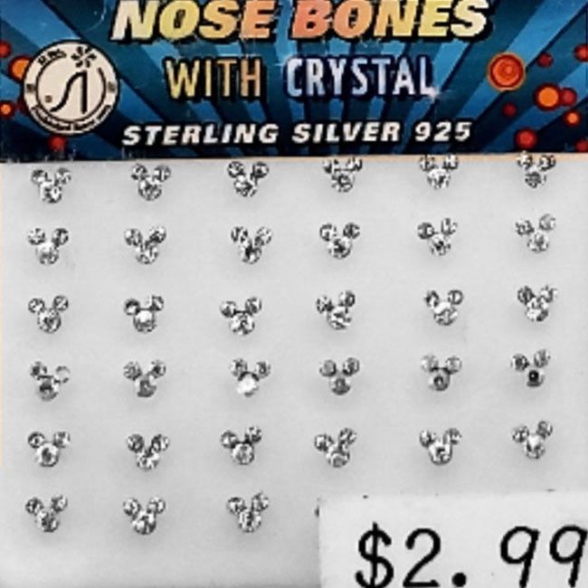 Nose Hoop - Mickey Silver