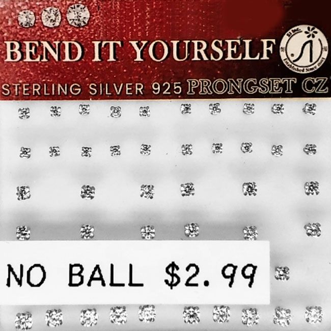 Nose Hoop - No Ball Silver