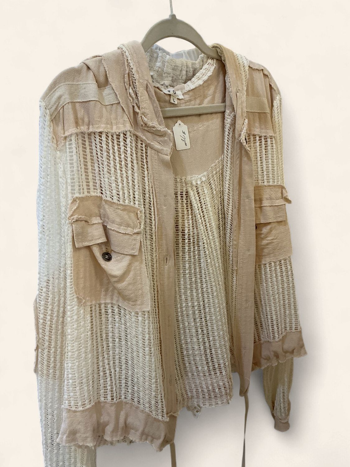 Knit Top|Peach