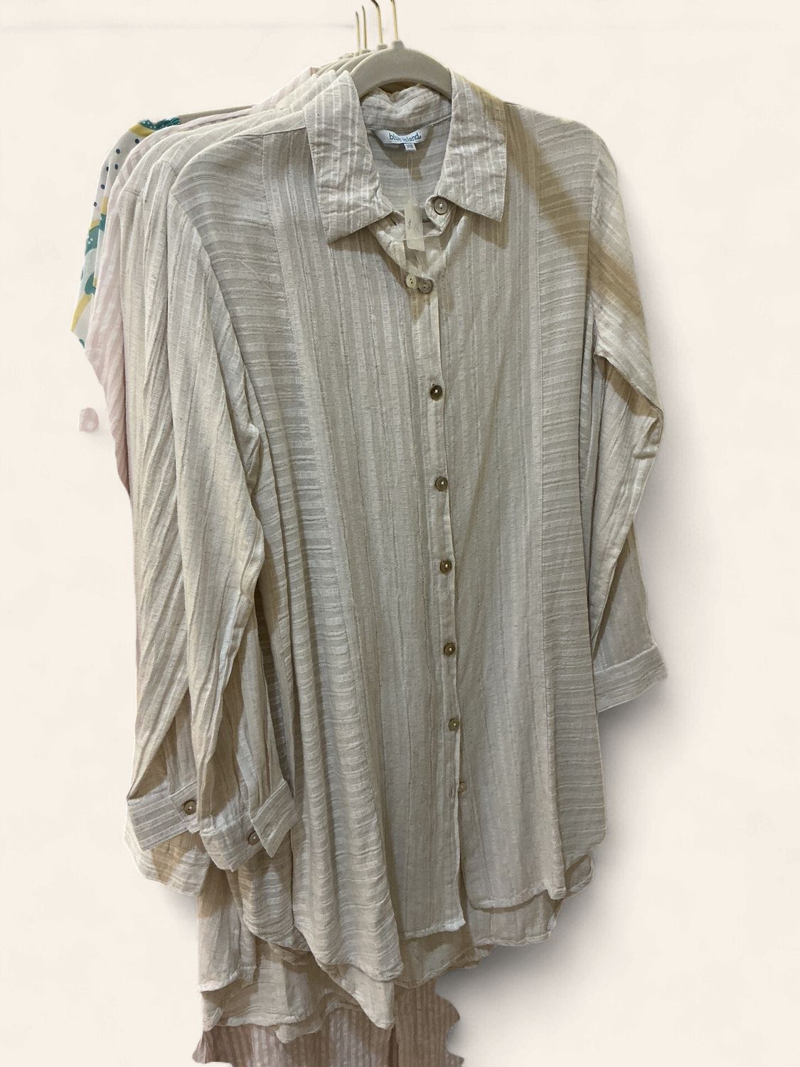 Tan Stripe|Beach|Cover up