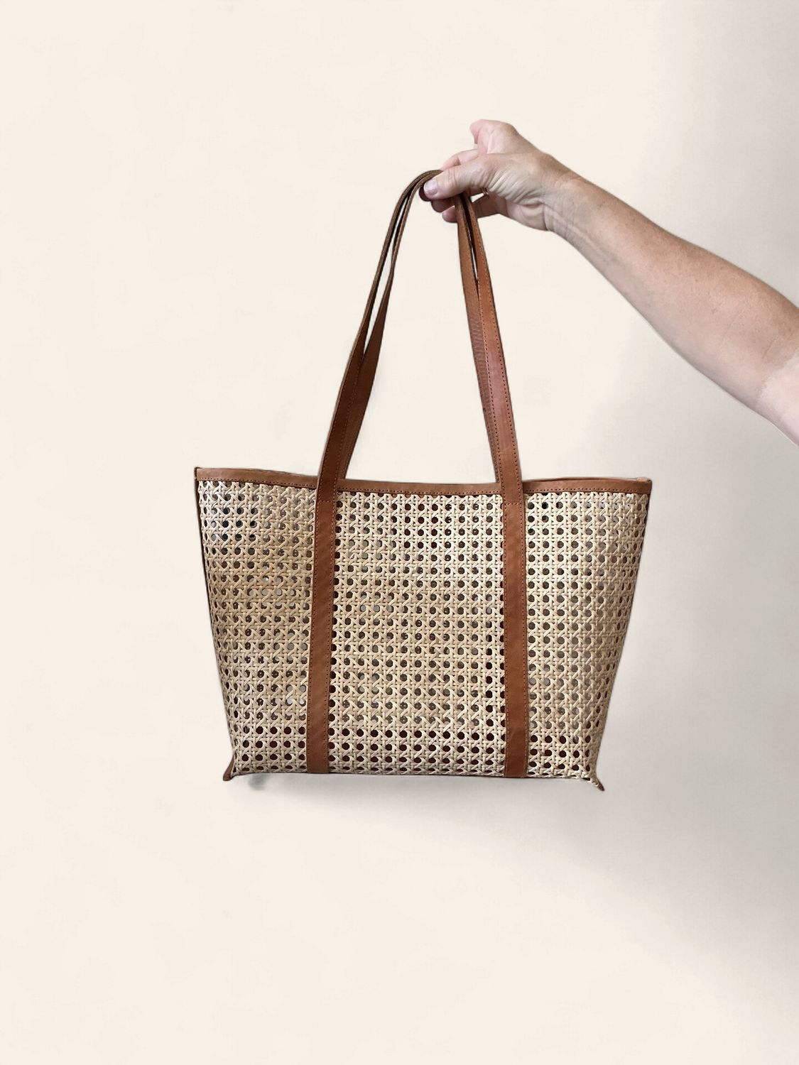 Purse, Tan Leather|Tan|Santai