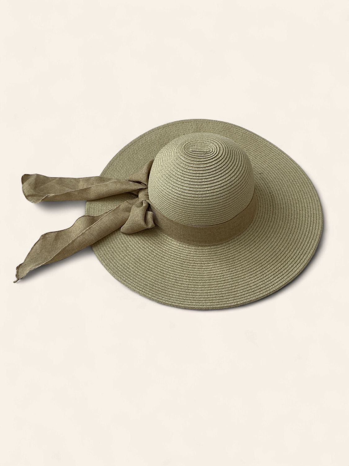 Floppy Sun Hat|Burlap Bow