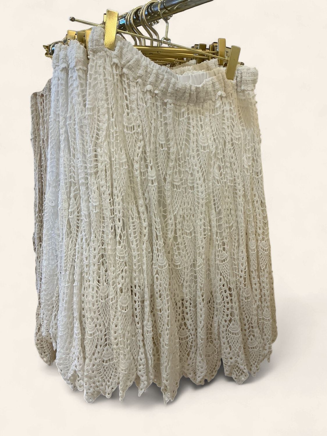 Crochet|See Through|Skirt