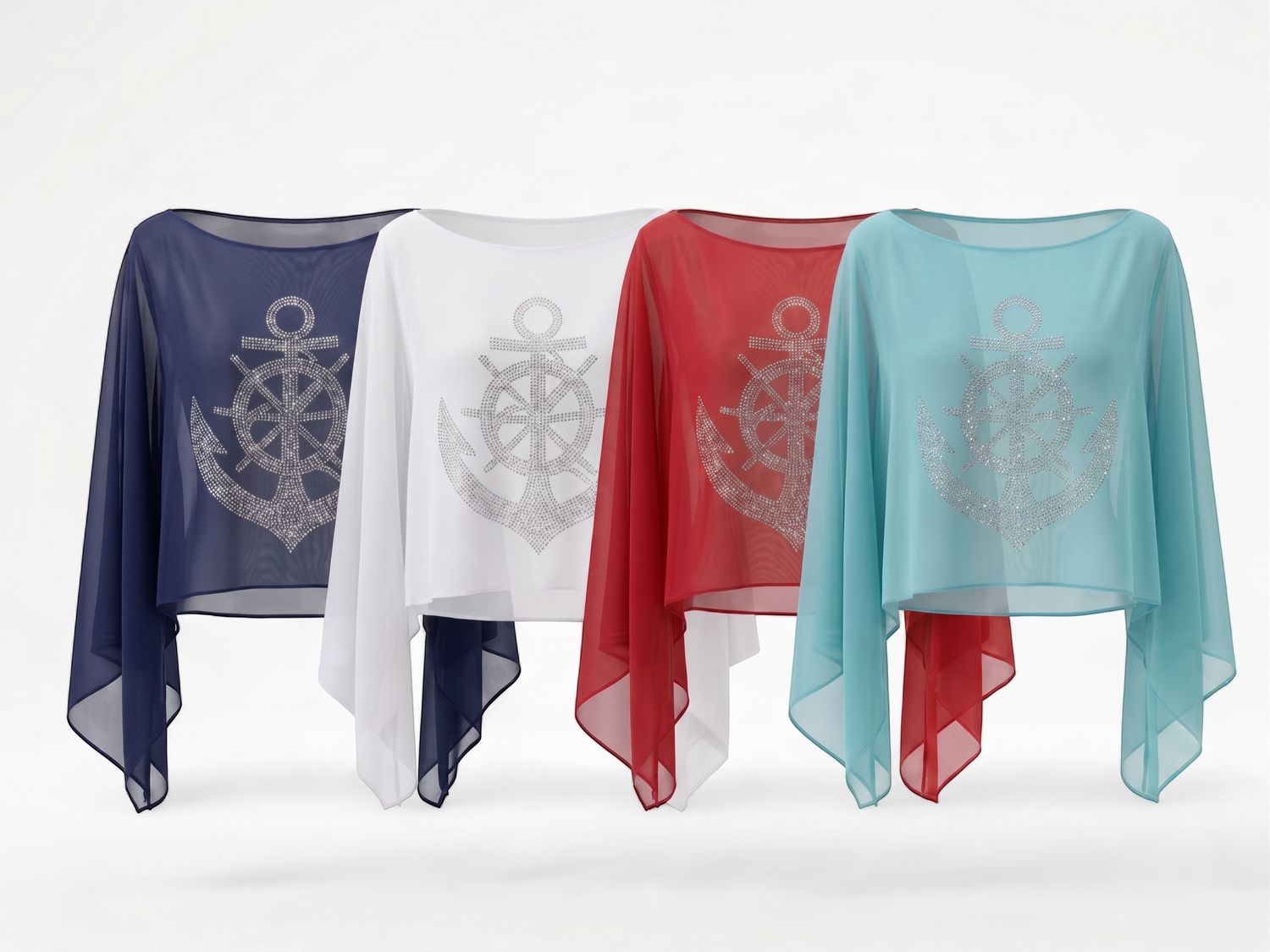 7-way Chiffon Scarf - one size