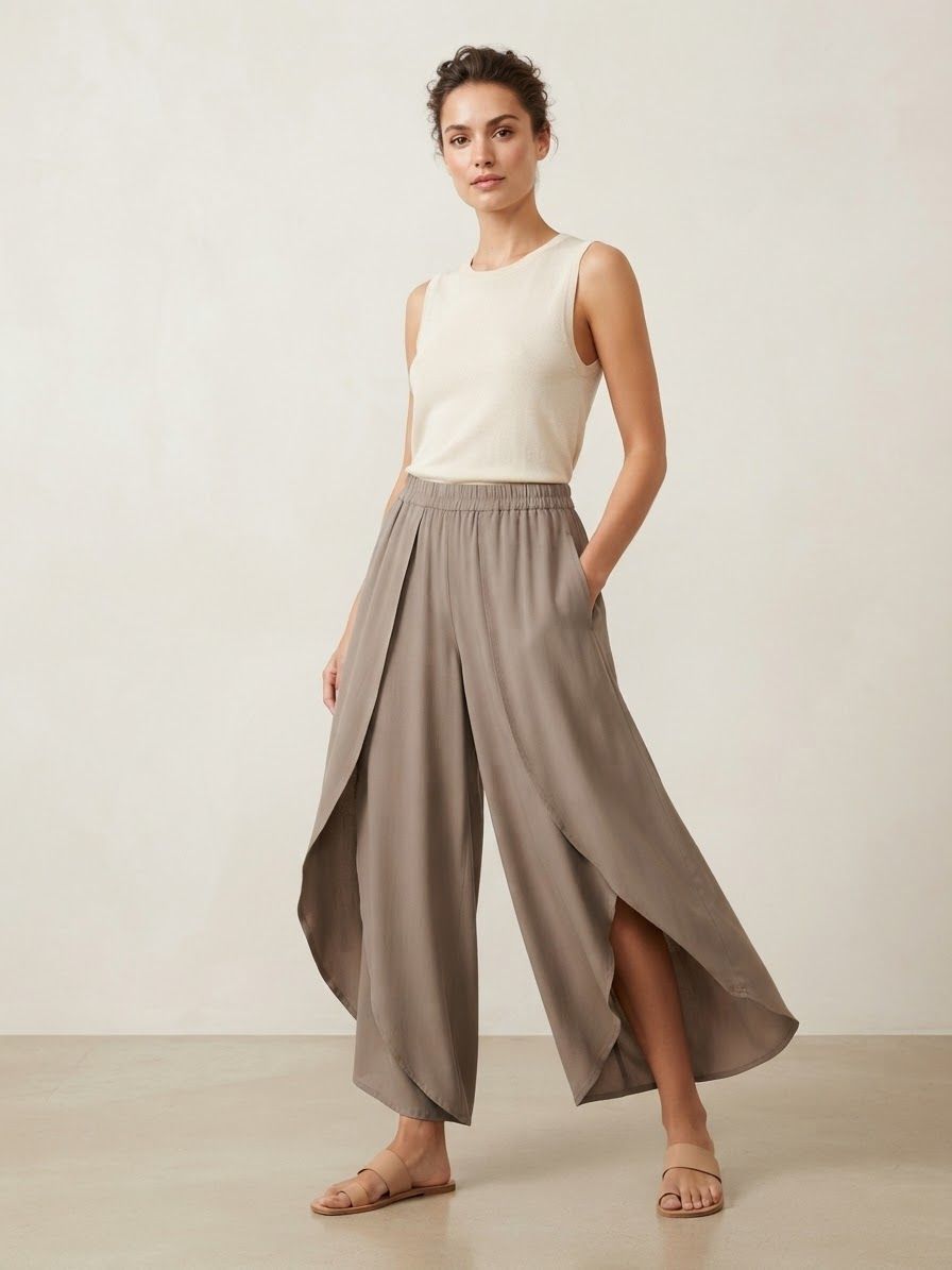 Front Split Thigh Pants