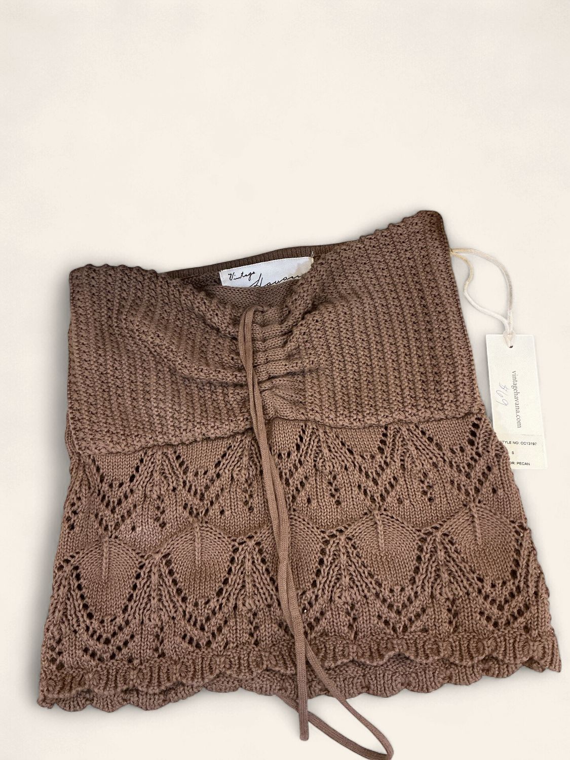 Pecan| Crochet| Tube Top