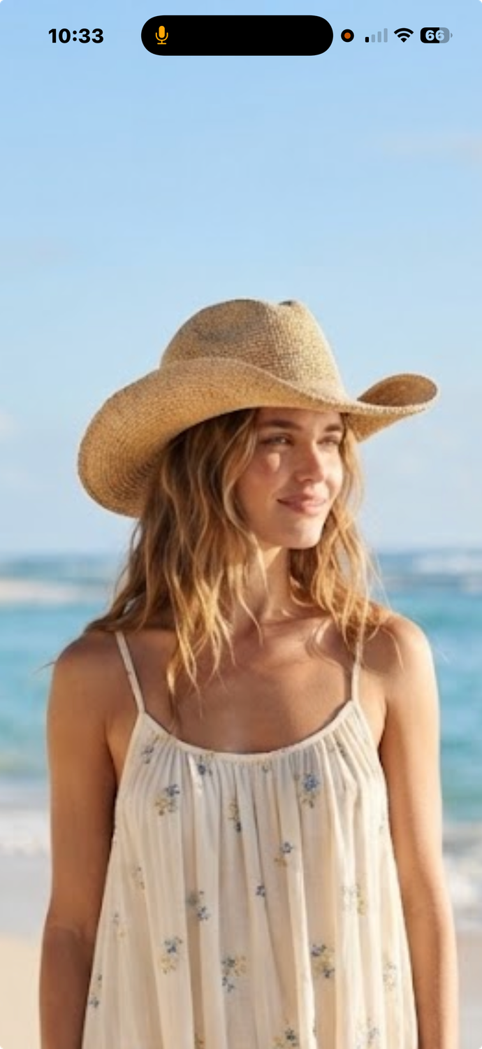 Raffia|Cowboy Hat