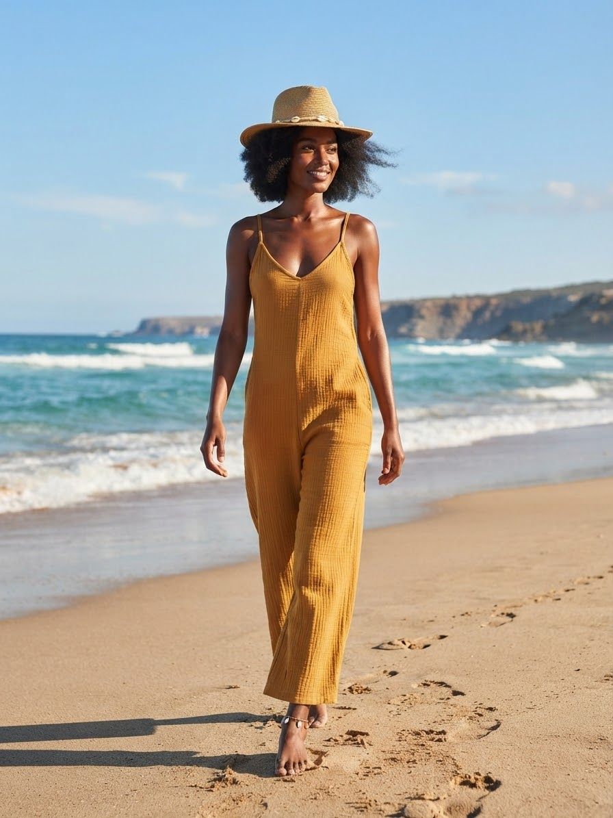 Gauze Overall