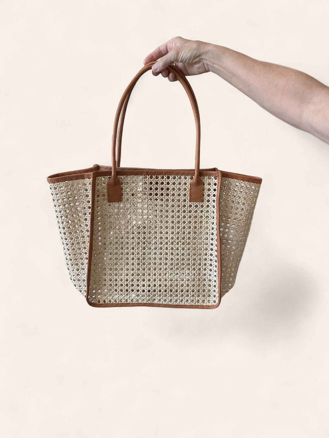 Tan|Kangin|Rattan|Tote